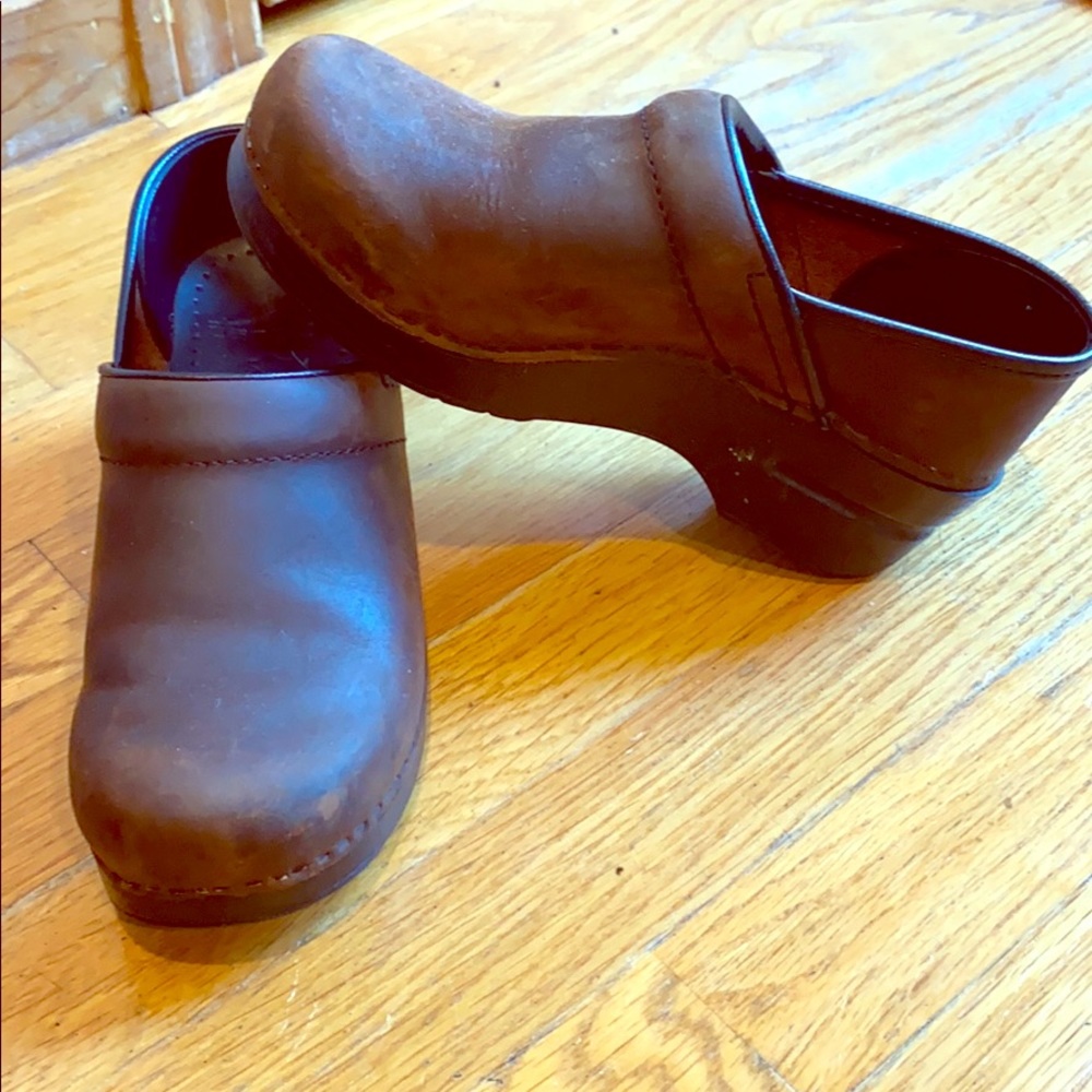 Dansko Dark Brown Clogs